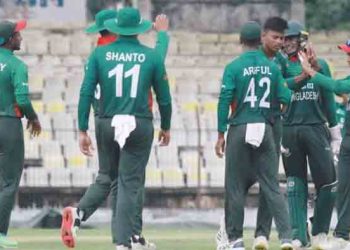 দক্ষিণ আফ্রিকাকে হারিয়ে ফের সমতা বাংলাদেশের