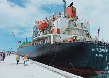 মাতারবাড়ি সমুদ্র বন্দরে ২য় জেটিতে ভিড়েছে ১ম জাহাজ