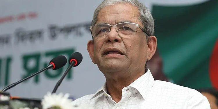 সরকারের পদত্যাগ ছাড়া সংলাপের প্রশ্নই ওঠে না: মির্জা ফখরুল