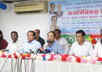 নির্বাচন কমিশনের উচিত সবার আস্থা অর্জনের চেষ্টা করা: জি এম কাদের