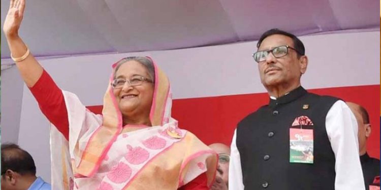 আবারও শেখ হাসিনা আওয়ামী লীগের সভাপতি, ওবায়দুল কাদের সাধারণ সম্পাদক